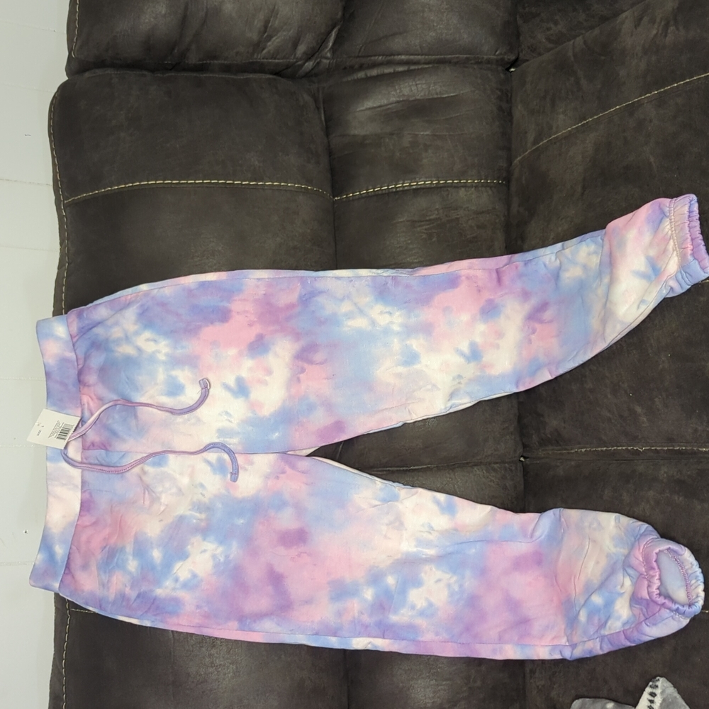 New Women's tie dye joggers size large